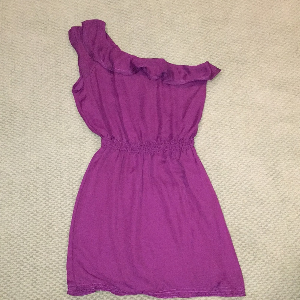 Max studio size medium purple one shoulder dress